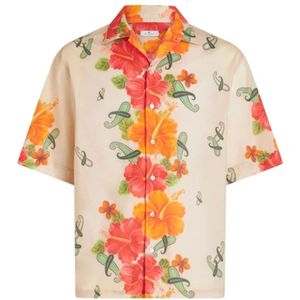 Etro, Heren, Overhemden, Veelkleurig, Maat: L Katoen,