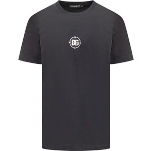 Dolce & Gabbana, Heren, Tops, Blauw, Maat: 2XL