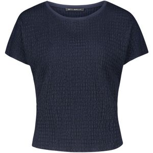 Betty Barclay - Casual Gestructureerd Shirt - Blauw - Dames