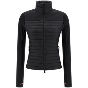 Moncler, Dames, Jassen, Zwart, Maat: XS Nylon,