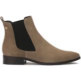 Kazar - Taupekleurige Suède Pantoffels - Dames