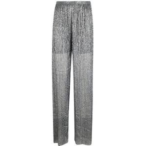 Sabina Musayev, Dames, Broeken, Grijs, Maat: M Poliester,