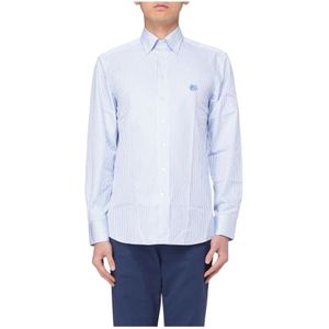Etro, Heren, Overhemden, Blauw, Maat: 3XL Katoen,