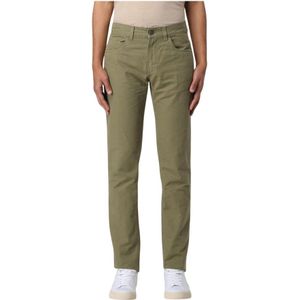 Fay, Heren, Broeken, Groen, Maat: W36 Katoen,