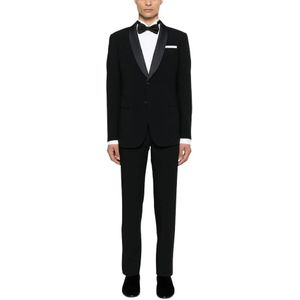 Giorgio Armani, Heren, Pakken, Blauw, Maat: M Wol,