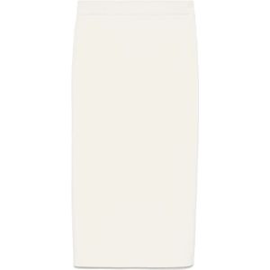 Max Mara, Dames, Rokken, Wit, Maat: M Viscose,