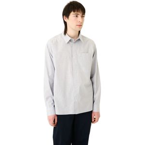 Rue De Tokyo, Heren, Overhemden, Wit, Maat: M Katoen,