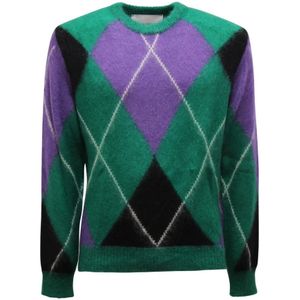 Amaránto, Heren, Truien, Veelkleurig, Maat: M Wol,