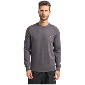 Lyle & Scott, Heren, Truien, Grijs, Maat: S Katoen,