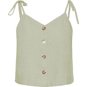 Top - IHLINNO - Spaghetti Top - Effen - Jersey - Mouwloos - Korte Pasvorm