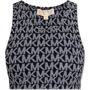 MICHAEL Michael Kors - Sport Bh - Lichtgrijs/Zwart - Bustier - Ingebouwde Shape Cups