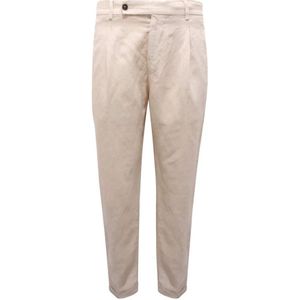 Berwick, Heren, Broeken, Wit, Maat: S Linnen,