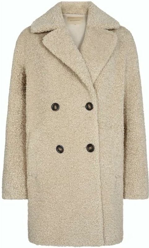 Soyaconcept - Double-breasted Jas - Beige - Dames