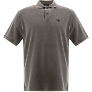 Herno, Heren, Tops, Groen, Maat: M Katoen,