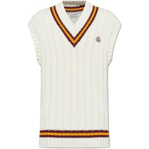 Moncler, Heren, Truien, Beige, Maat: XL Katoen,