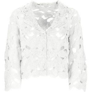 Kangra, Dames, Truien, Wit, Maat: S Katoen,