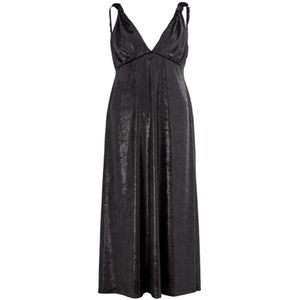 Lardini, Dames, Jurken, Zwart, Maat: XS Velours,