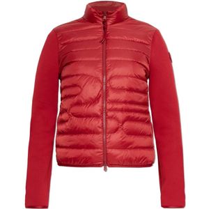 Moncler, Dames, Truien, Rood, Maat: S Katoen,