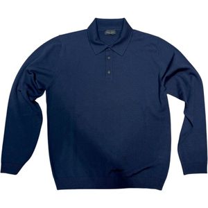 Roberto Collina, Heren, Tops, Blauw, Maat: L Wol,