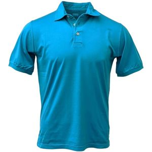 Fedeli, Heren, Tops, Blauw, Maat: XL Katoen,