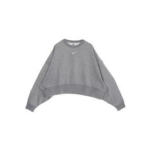 Nike Essentials Fleece Crew Sweatshirt , Gray , Dames , Maat: XS