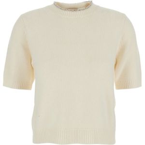 Semicouture, Dames, Truien, Wit, Maat: M