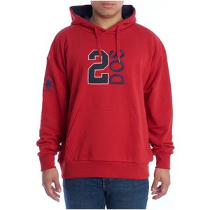 La Martina - UMF603-FP529 - Hoodie - Grijs - Katoen - Over Fit