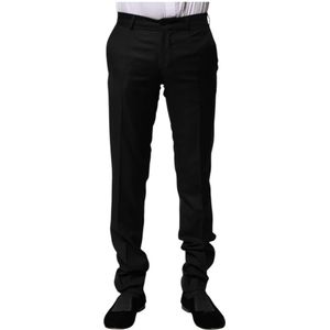 Dolce & Gabbana - Broeken - Zwart - 100% Zuivere Wol