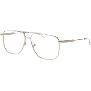 Alexander McQueen - Optisch Frame - Grijs - Pilotenbril - Maat 57 MM
