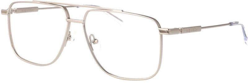 Alexander McQueen - Optisch Frame - Grijs - Pilotenbril - Maat 57 MM