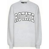 Rotate Birger Christensen, Dames, Sweatshirts & Hoodies, Zwart, Maat: L Katoen,