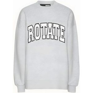 Rotate Birger Christensen, Dames, Sweatshirts & Hoodies, Zwart, Maat: L Katoen,