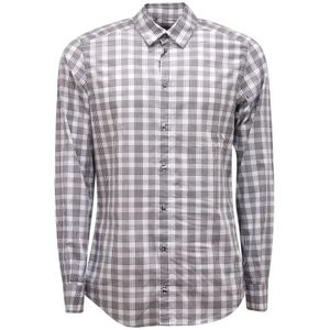 Dolce & Gabbana, Heren, Overhemden, Grijs, Maat: S