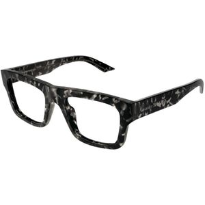 Alexander McQueen - AM0452O 002 - Optische Monturen - Havana - Acetaat