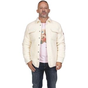 Afterlabel, Heren, Jassen, Beige, Maat: L Wol,