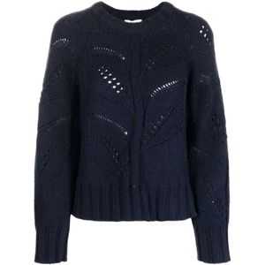 P.a.r.o.s.h., Dames, Truien, Blauw, Maat: L Wol,