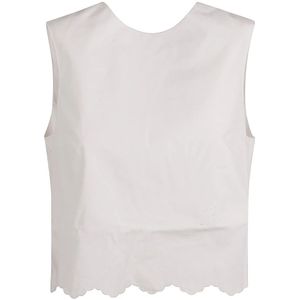 Patou, Dames, Tops, Wit, Maat: S