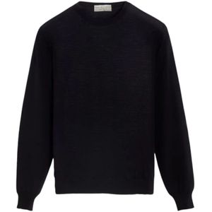 Filippo De Laurentiis, Heren, Truien, Zwart, Maat: 4XL Wol,