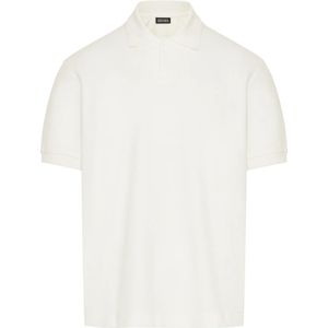 Zegna, Heren, Tops, Wit, Maat: L Katoen,