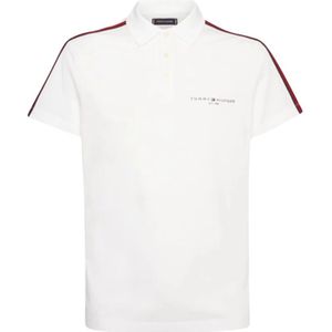 Tommy Hilfiger, Heren, Tops, Wit, Maat: S Katoen,
