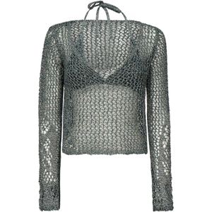 Pinko, Dames, Truien, Groen, Maat: L