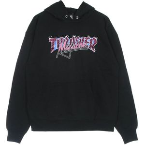 Thrasher, Heren, Sweatshirts & Hoodies, Zwart, Maat: L Katoen,