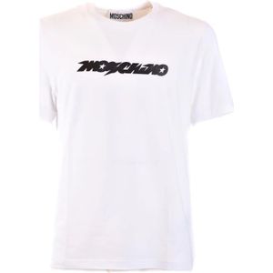Moschino, Heren, Tops, Wit, Maat: XL Katoen,