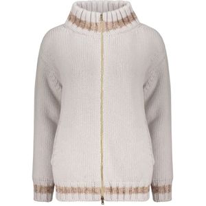 Herno, Dames, Truien, Grijs, Maat: XL Wol,