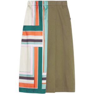 Max Mara, Dames, Rokken, Groen, Maat: M Katoen,