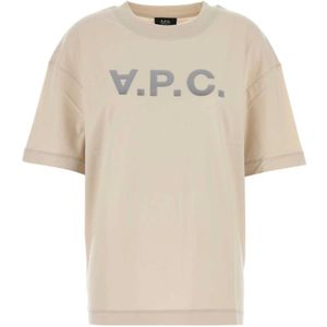 A.p.c. T-shirt - Grijs - Biologisch Katoen - Korte Mouwen