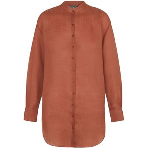 Cortana, Dames, Blouses & Shirts, Rood, Maat: XS Zijde,