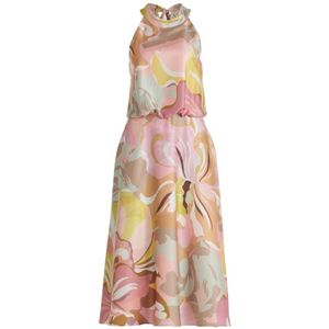 vera mont, Dames, Jurken, Veelkleurig, Maat: XL Satijn,