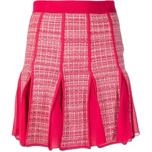 Elisabetta Franchi, Dames, Rokken, Roze, Maat: S Katoen,