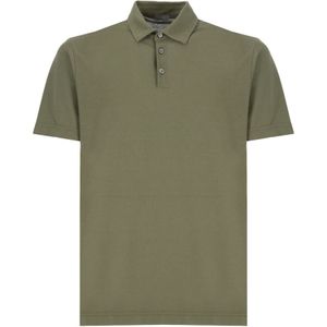 Zanone, Heren, Tops, Groen, Maat: 3XL Katoen,